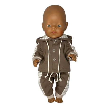 babyborn jogging pak naaipatroon poppen Nappi - bij kickenstoffen