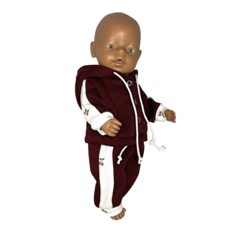 babyborn jogging pak naaipatroon poppen Nappi - bij kickenstoffen