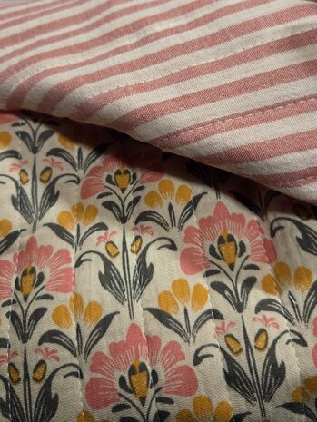 gestepte stof dubbelzijdig Swessie design