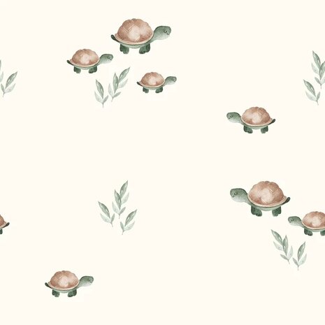 Biologische tricot met schildpadjes &ndash; zacht en lief