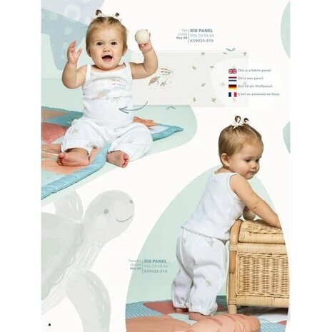 Baby naaipatronen Qjutie and the Qjutest magazine 3 - kickenstoffen 