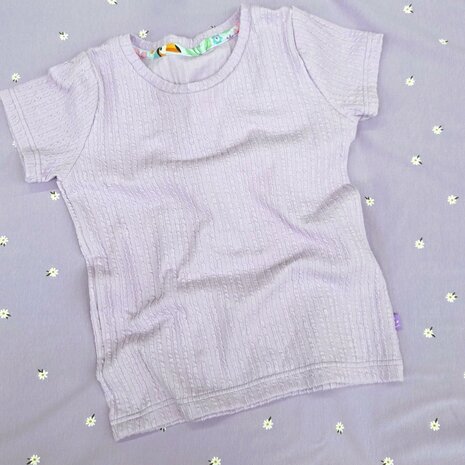 ruffle shirtje kickenstoffen