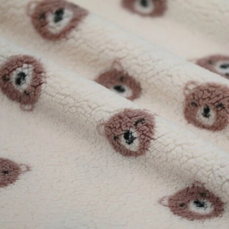 Sweet-Bears-Teddy-Fabric-Natural-kickenstoffen
