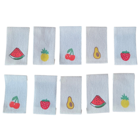 innaailabels fruity kickenstoffen 2x5