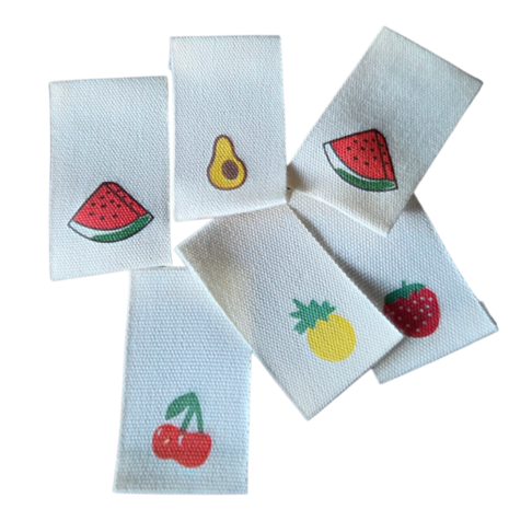 innaailabels fruity kickenstoffen 2x5