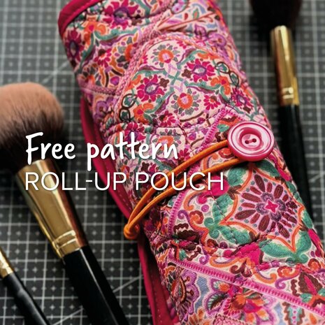 Free Pattern rolup pouch KicKenStoffen art. 3120101