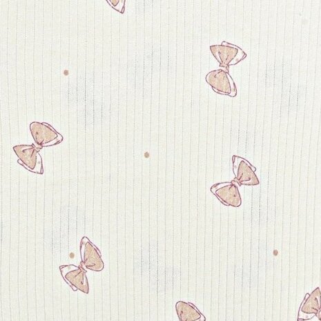 baby rib strikjes beige - kickenstoffen