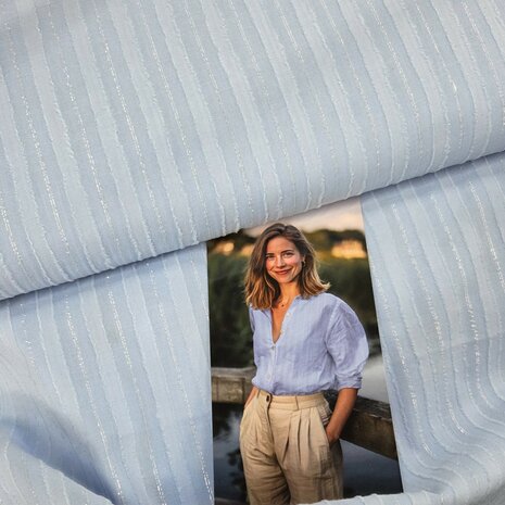 katoenen voile met glitter 08105.001