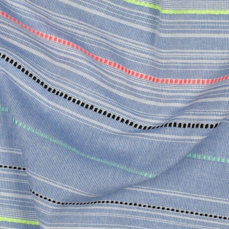neon yarn dyed stripes cotton 04647.001