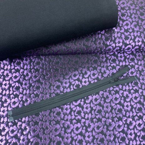 jacquard bomberjas stof met bijpassende fournituren - kickenstoffen