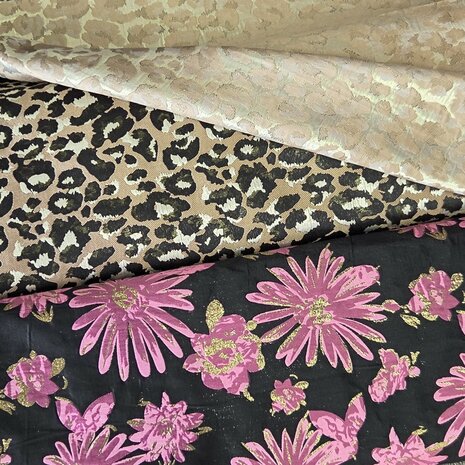 jacquard stoffen voor bomber jasjes en andere kledingstukken kickenstoffen