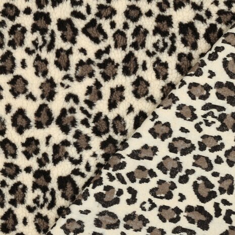 teddy jacquard animal skin 04551.001 poppy