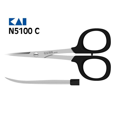 puntschaartje-gebogen-kai-n5100c-100mm-stofschaar-kickenstoffen