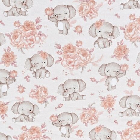 jersey Digital Sweet Elephant kickenstoffen