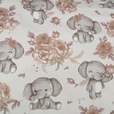 jersey Digital Sweet Elephant kickenstoffen