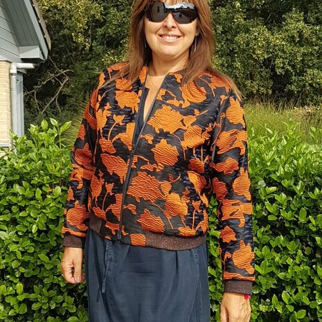 clea bomber jas beletoile - kickenstoffen