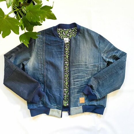 clea bomber jas beletoile - kickenstoffen