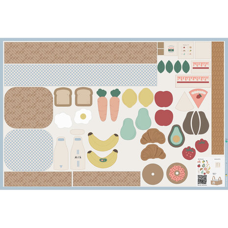 06805.001 paneel fruit - marktboodschappen boerderij