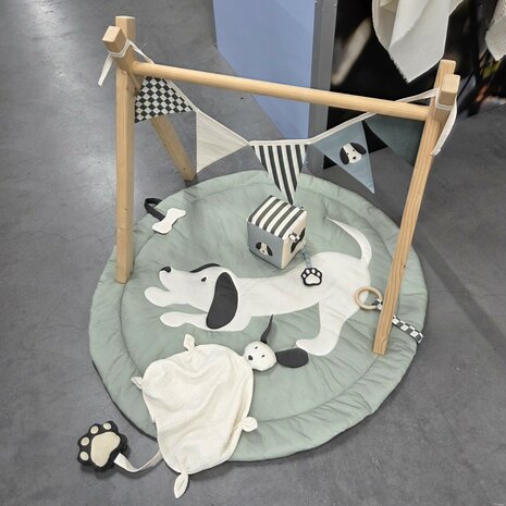 speelmat baby thema hond - poppyfabrics