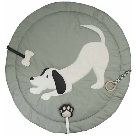 06802.001 fine poplin digital playmat pane dog