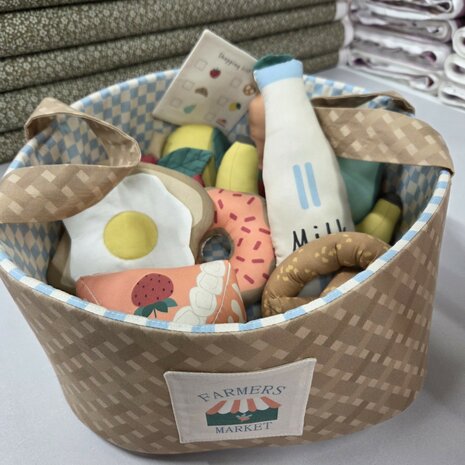 boodschappen mandje diy paneelstof kickenstoffen