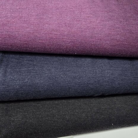 merino wol tricots melange - KicKenStoffen