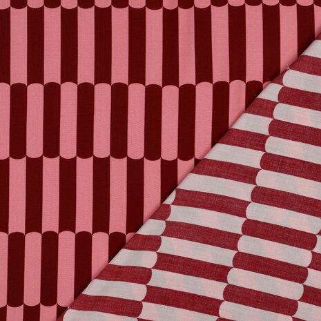 lenzing ecovero stripes Poppy fabrics 07398.004 bij kickenstoffen