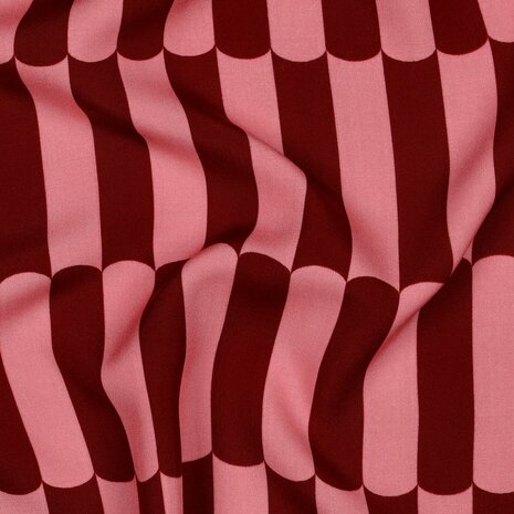 lenzing ecovero stripes Poppy fabrics 07398.004 bij kickenstoffen