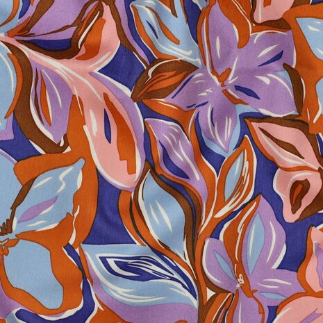 cotton viscose flowers verheestextiles 07032.004 kickenstoffen