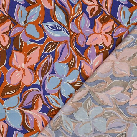 cotton viscose flowers verheestextiles 07032.004 kickenstoffen