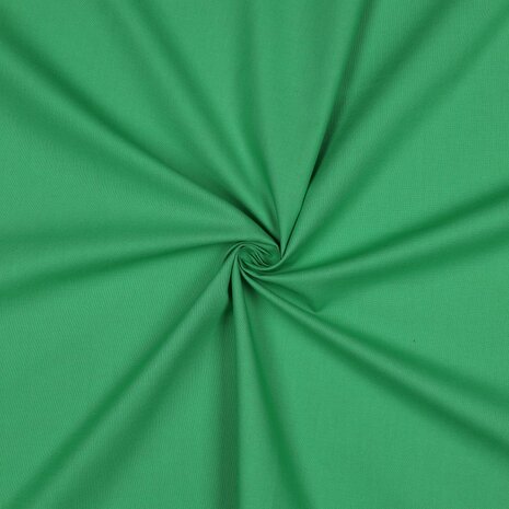 kelly green uni katoen poppy 06006.101
