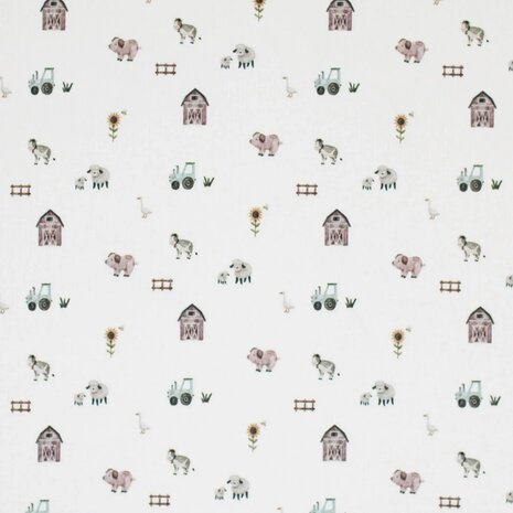 Rib-Jersey-Fabric-Mini-Farm-Life