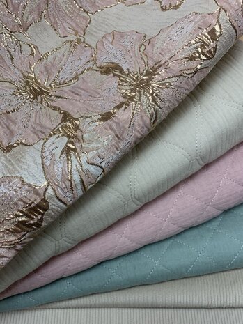 gevoerde hydrofiel met jacquard bomberjas stoffen van kickenstoffen