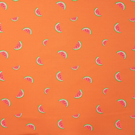 neon meloentjes oranje kinder tricot K23076-320