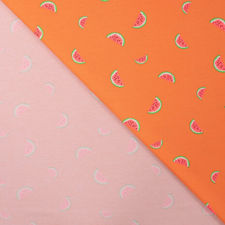 neon meloentjes oranje kinder tricot K23076-320