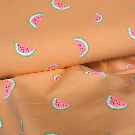 neon meloentjes oranje kinder tricot K23076-320