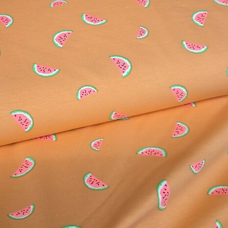 neon meloentjes oranje kinder tricot K23076-320
