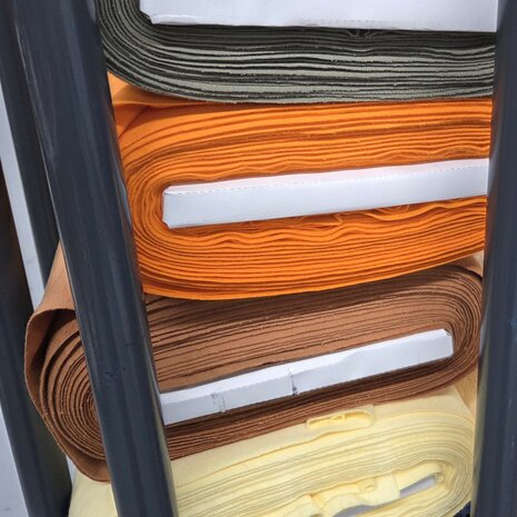 french terry met geruwde binnen kant - katoen