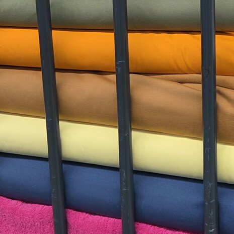 french terry rollen op kar