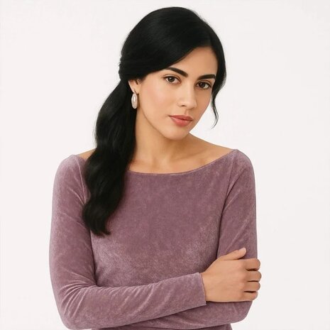 rroze voorbeeld Stretch-Velvet-Fabric-Old-Pink-kickenstoffen