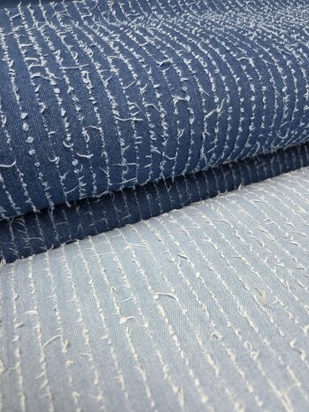 ruffle jeans stof kickenstoffen