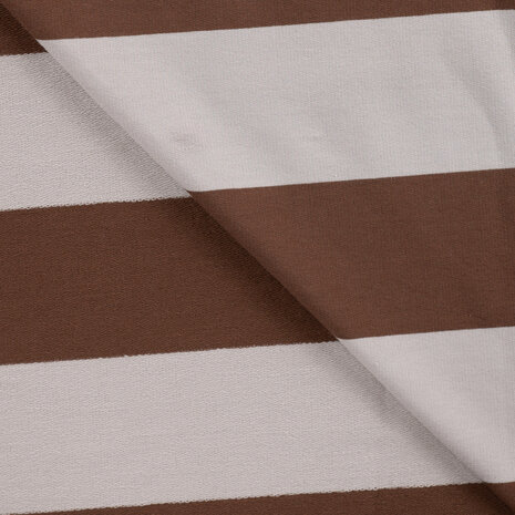 joggingstof met strepen - Engineered YD Stripe  kickenstoffen K47115-520