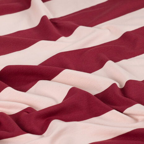 joggingstof met strepen - Engineered YD Stripe  kickenstoffen K47115-190