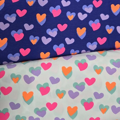 tricot met felle harten Poppy 07149