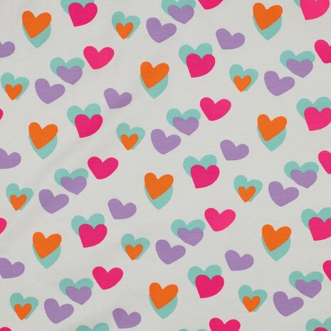 tricot met felle harten Poppy 07149