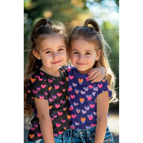 tricot met felle harten Poppy 07149