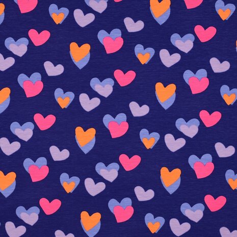 tricot met felle harten Poppy 07149