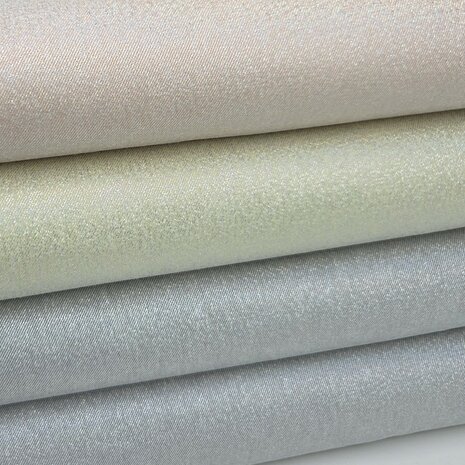 oranje geel grijs - glans denim qjutie - kickenstoffen