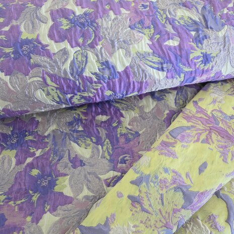 jacquard flowers poppy fabrics 04528.001 kickenstoffen