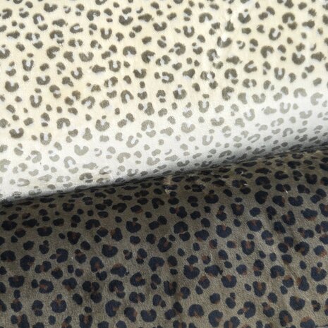 Wellness Fleece Panterprint &ndash; Beige en Bruin